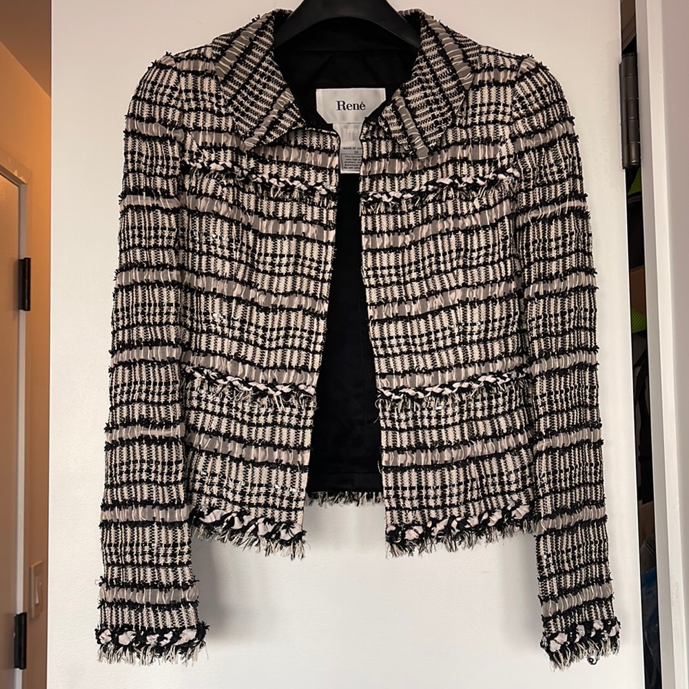 René  high end Japanese couture. Gorgeous blazer.